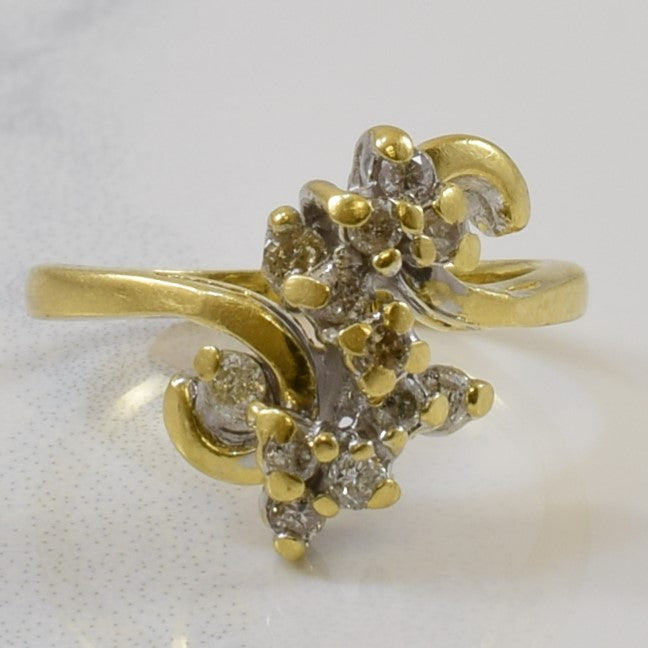 Diamond Spiral Cascade Ring | 0.24ctw | SZ 3 |