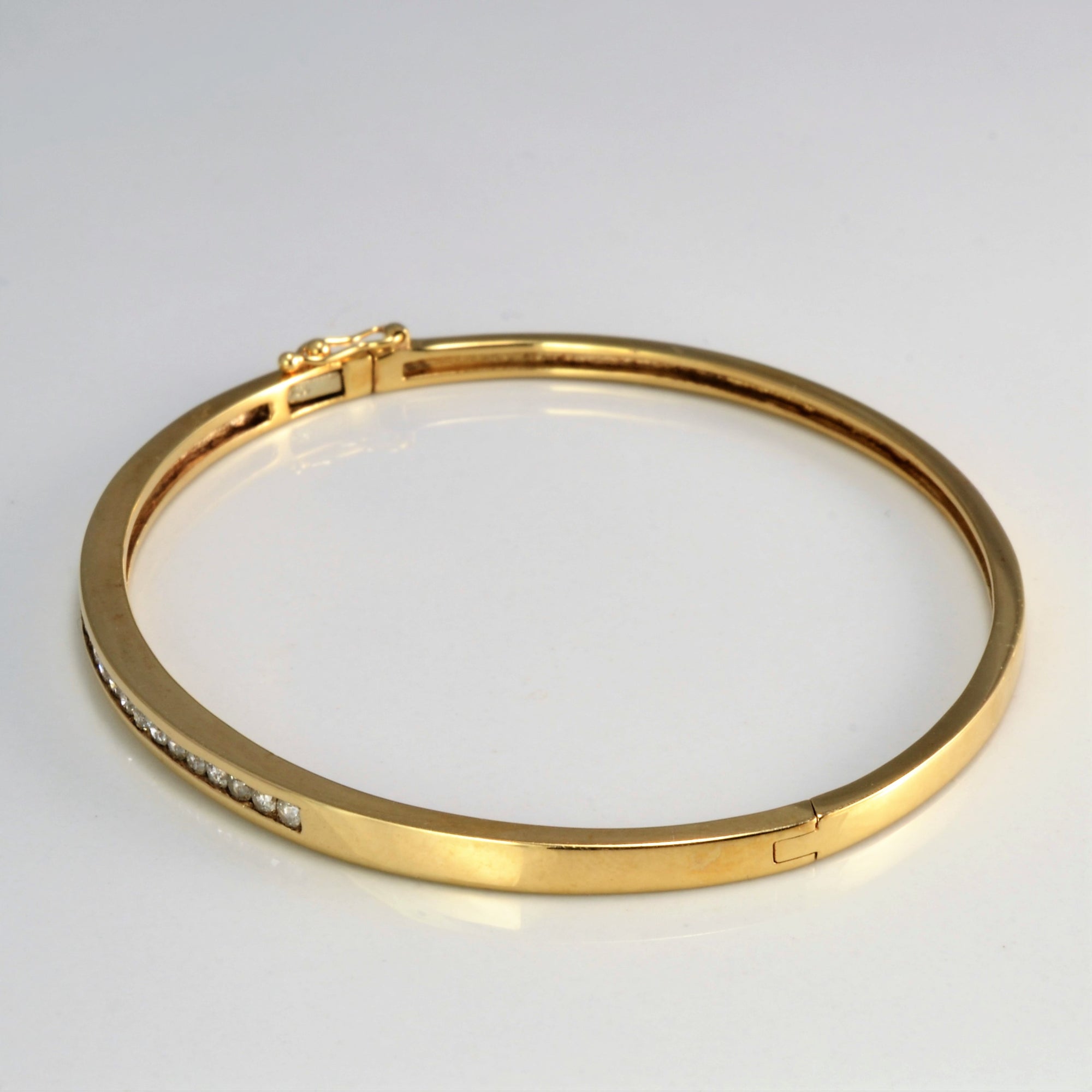 Channel Diamond Bangle | 0.47 ctw |