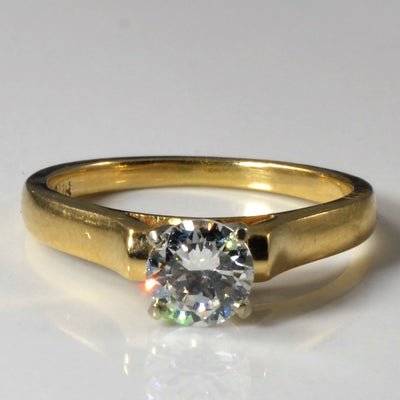 Solitaire Diamond Engagement Ring | 0.54ct | SZ 5.5 |