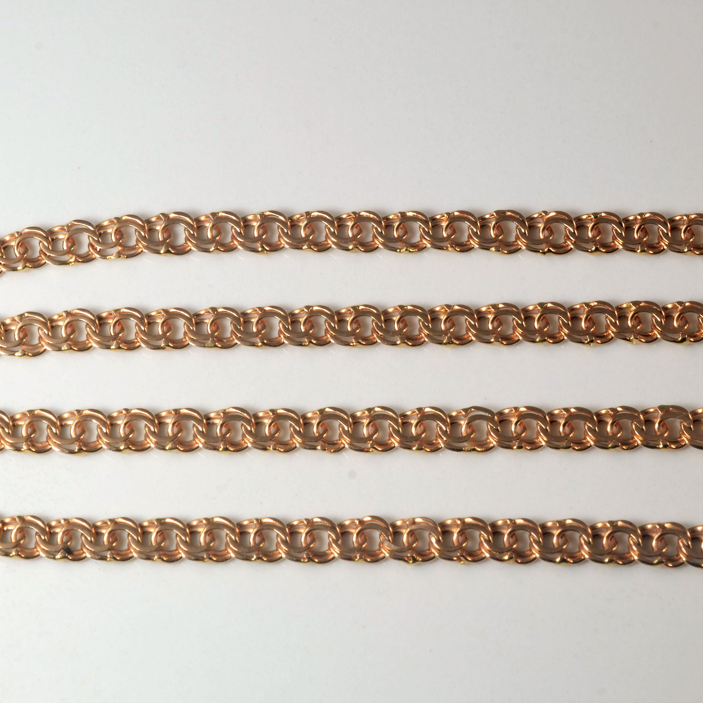 14k Rose Gold Parallel Chain | 20" |