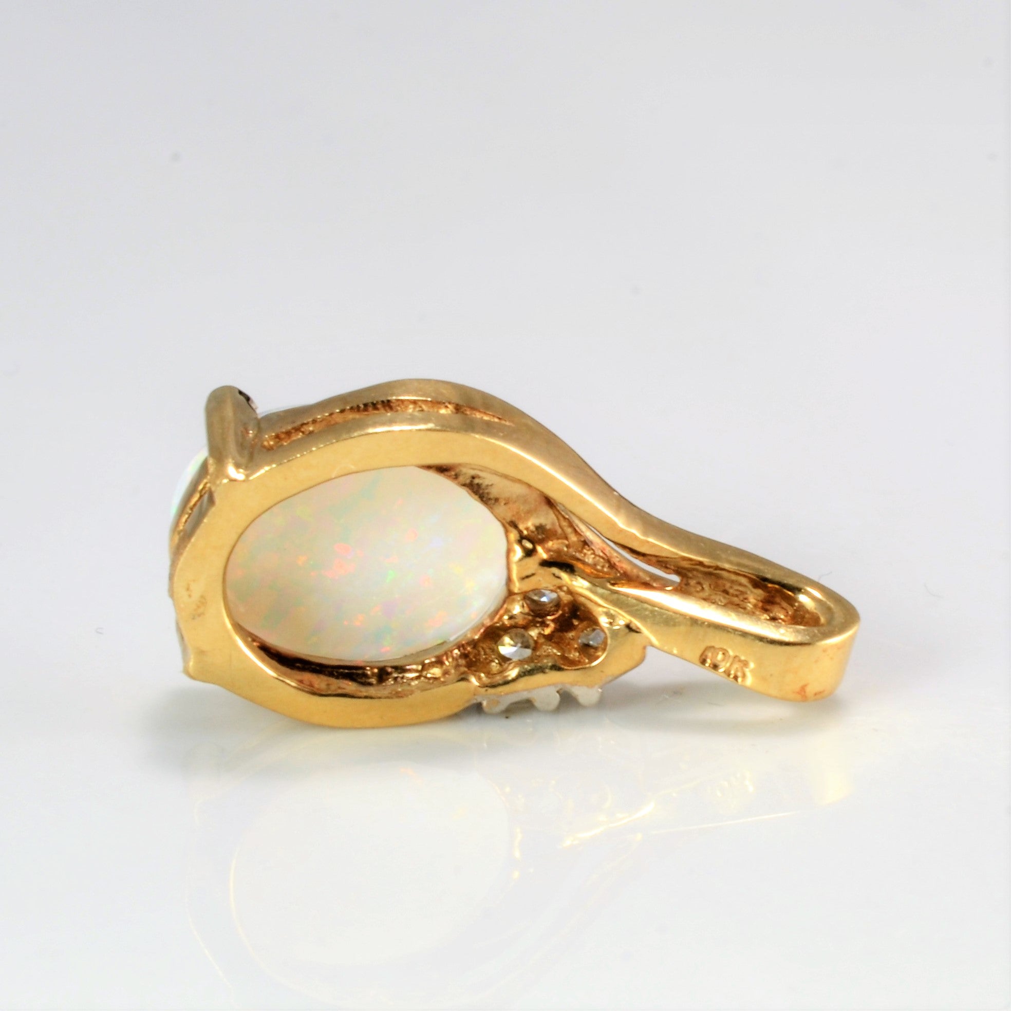 Opal & Diamond Pendant | 0.04 ctw |