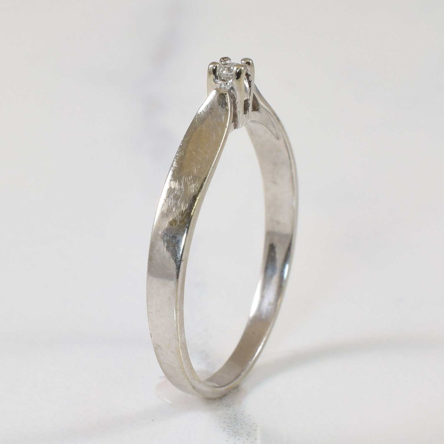 Diamond Cathedral Ring | 0.03ct | SZ 7.25 |