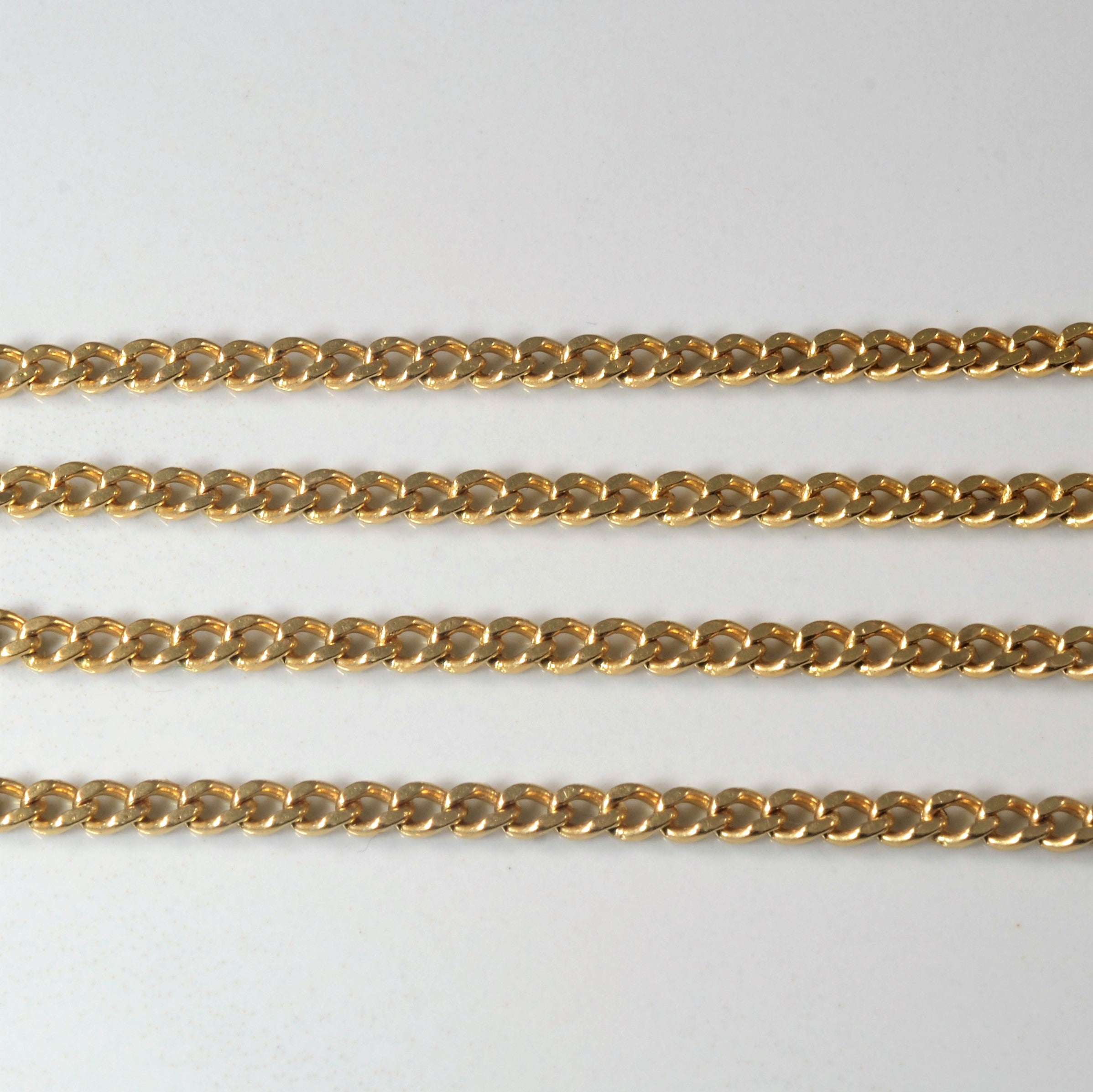 10k Yellow Gold Curb Chain | 24" |