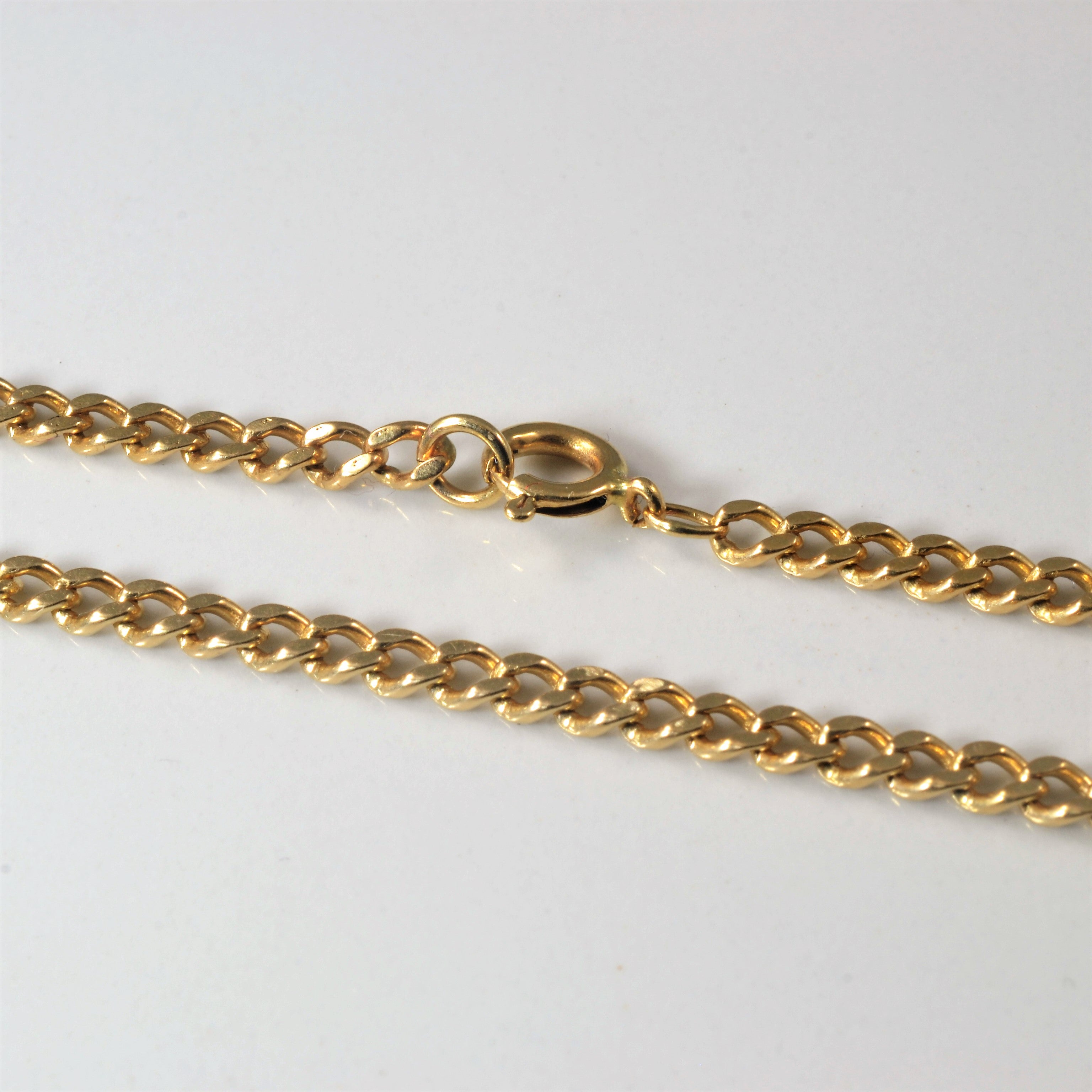 10k Yellow Gold Curb Chain | 24" |