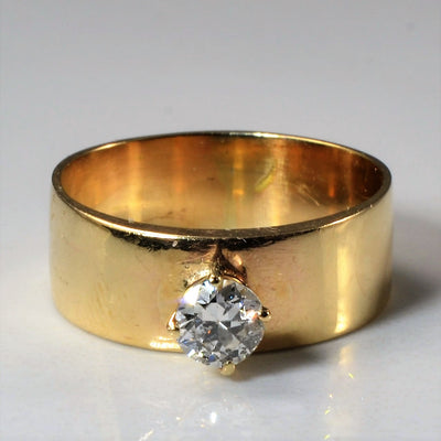 High Set Solitaire Diamond Engagement Ring | 0.46ct | SZ 8.75 |