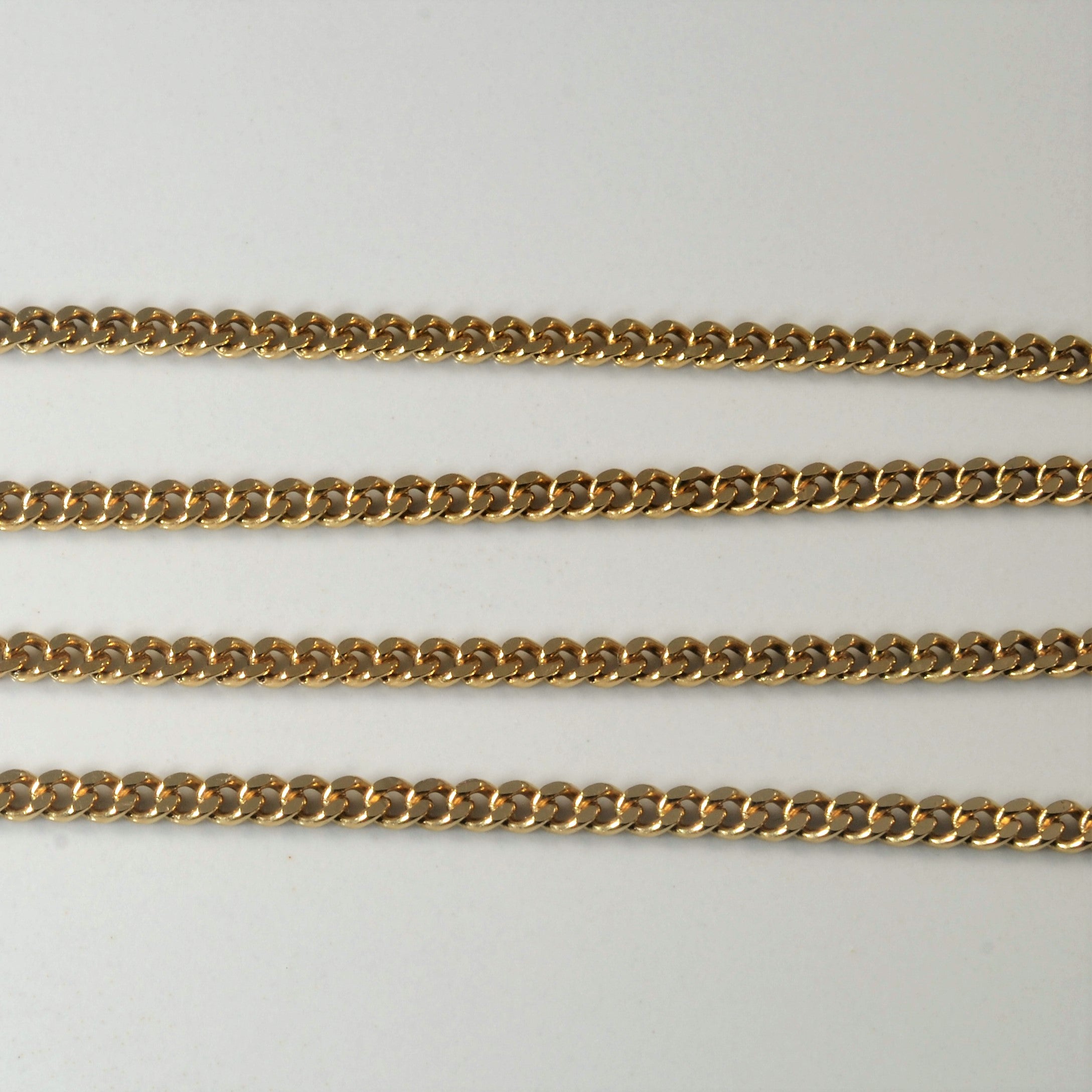 10k Yellow Gold Curb Chain | 22" |