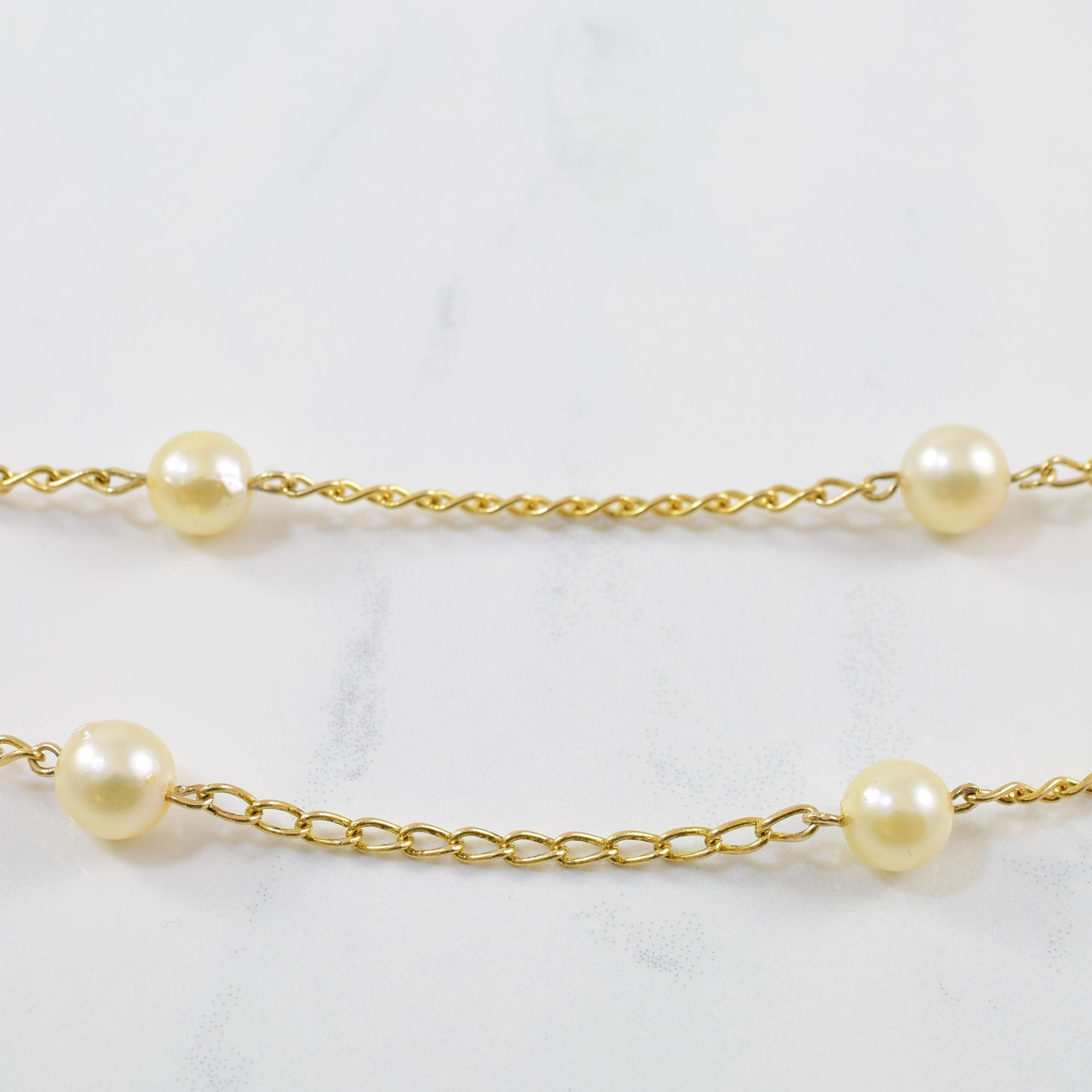 Floating Pearl Necklace | 19.20ctw | 16