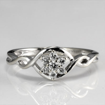 Cluster Diamond Ring | 0.12 ctw, SZ 5.5 |