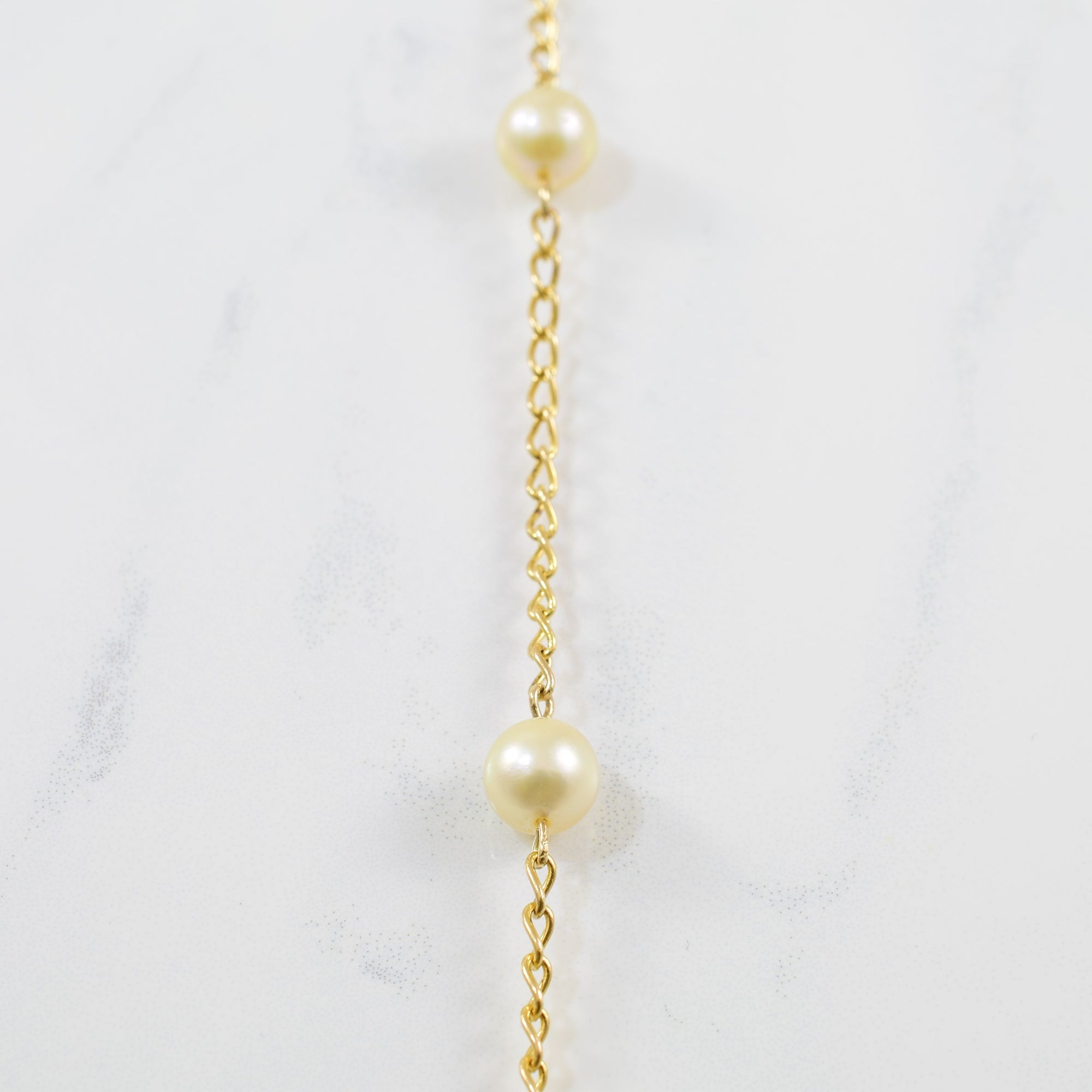 Floating Pearl Necklace | 19.20ctw | 16