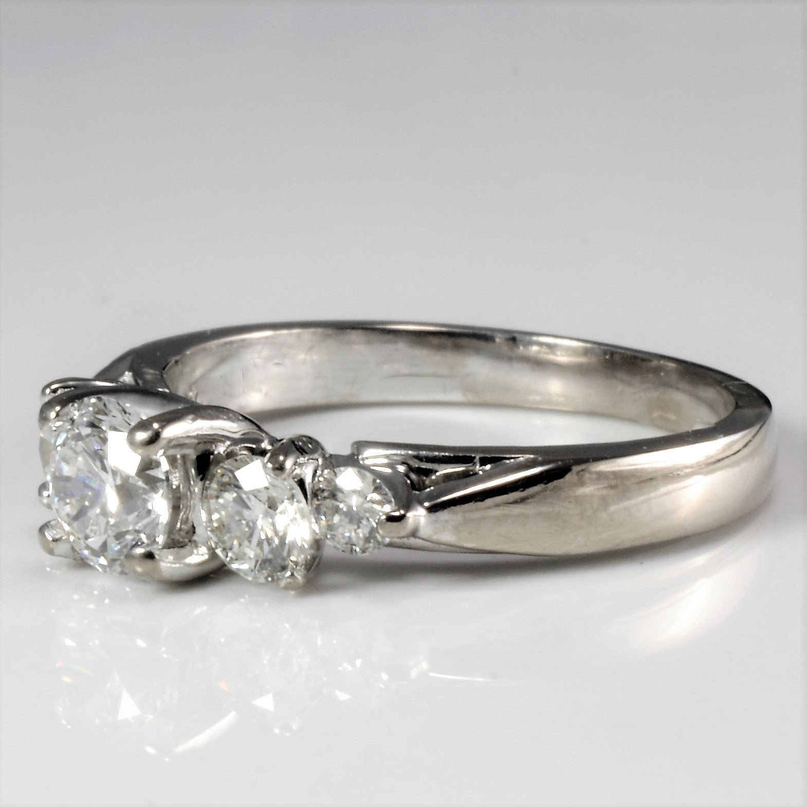 Claw Set Five Stone Diamond Ring | 0.92 ctw, SZ 6 |