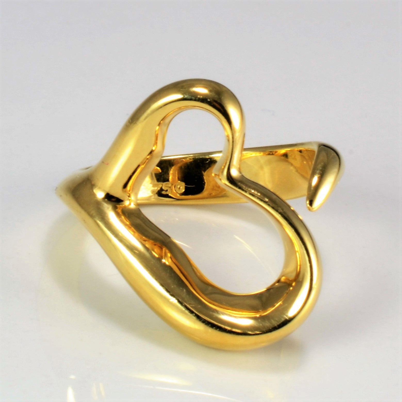Tiffany & Co.' Elsa Peretti Open Heart Ring | SZ 5.5 |