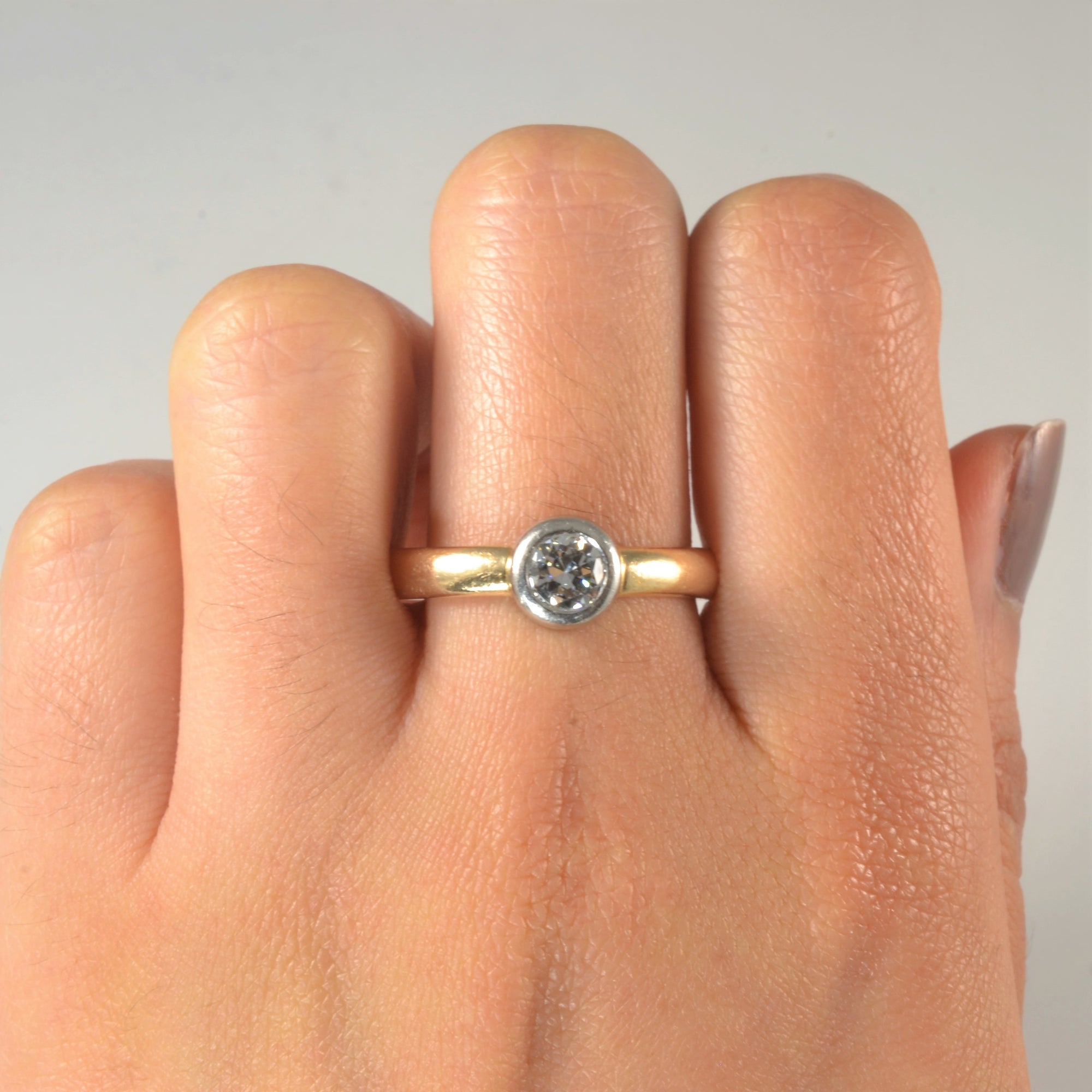 Richard Booth' Bezel Set Diamond Ring | 0.65 ct | SZ 10 |