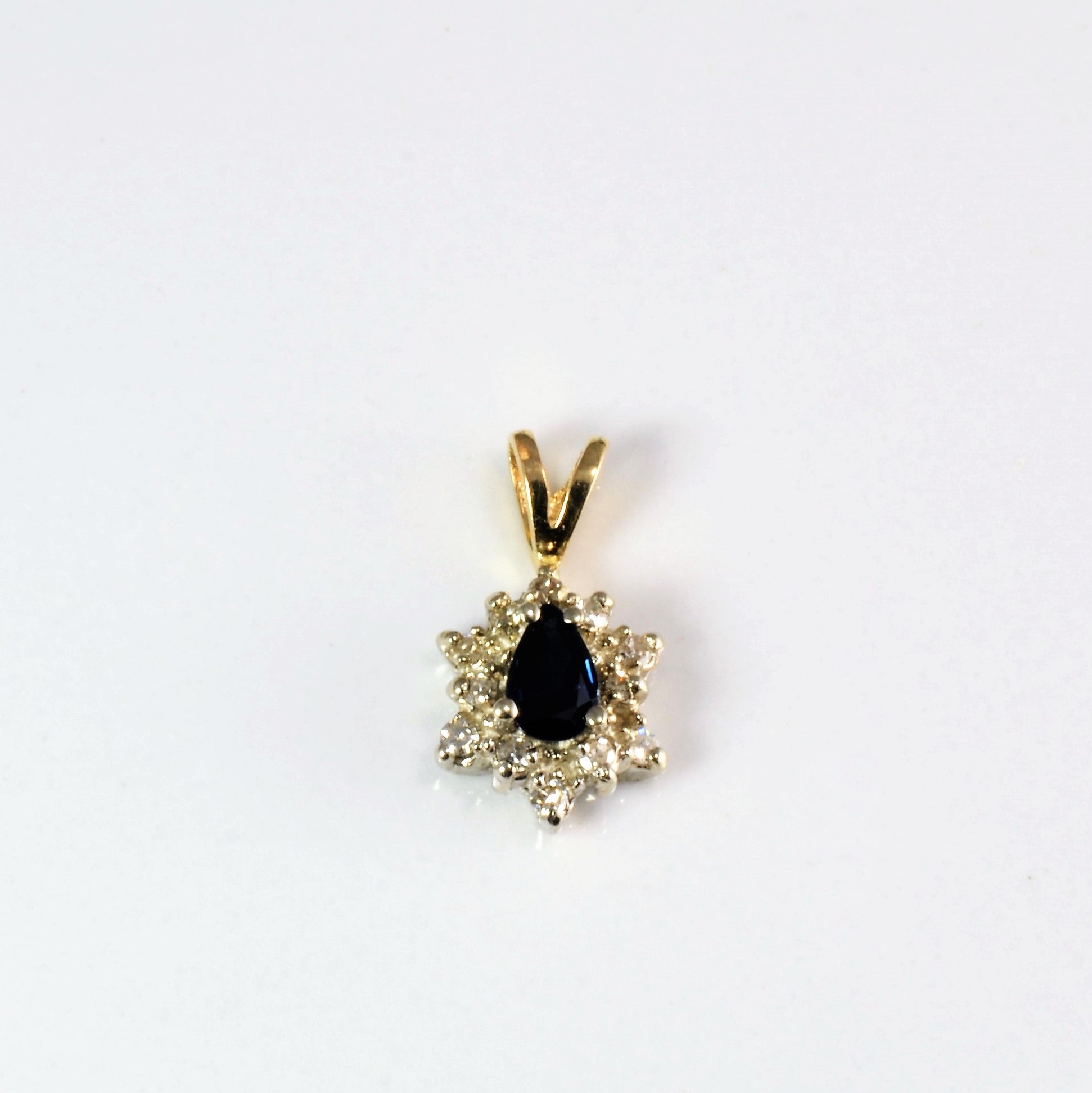 Sapphire & Diamond Pendant | 0.10 ctw |