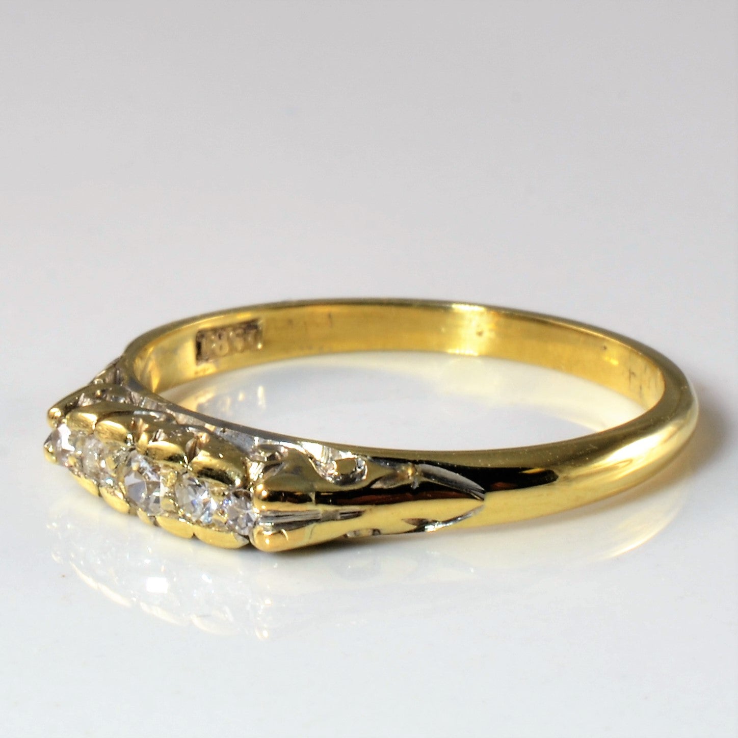 Edwardian Diamond Ring | 0.09ctw | SZ 7 |