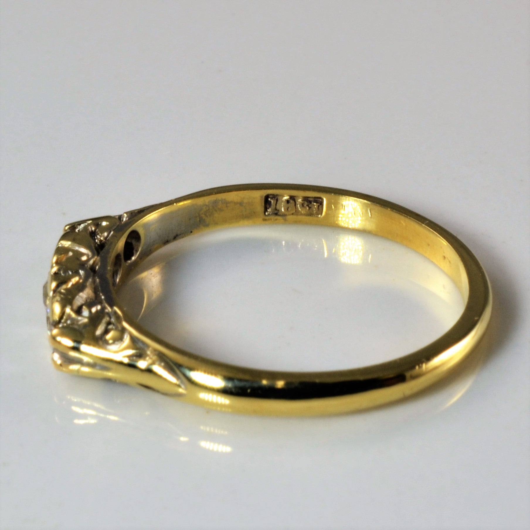 Edwardian Diamond Ring | 0.09ctw | SZ 7 |