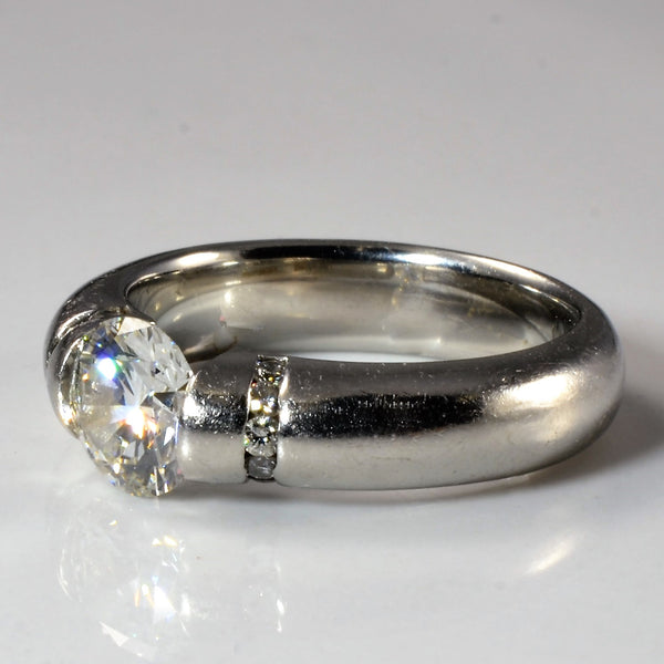 'Gelin Abaci' Tension Set Diamond Engagement Ring | 1.29 ctw, SZ 6.75 |