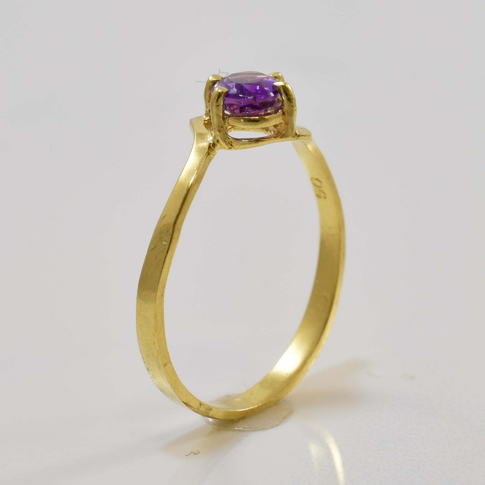 Bypass Oval Amethyst Ring | 0.50ct | SZ 6.5 |