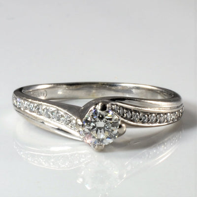 Bypass Side Stone Diamond Ring | 0.63ctw | SZ 8.5 |