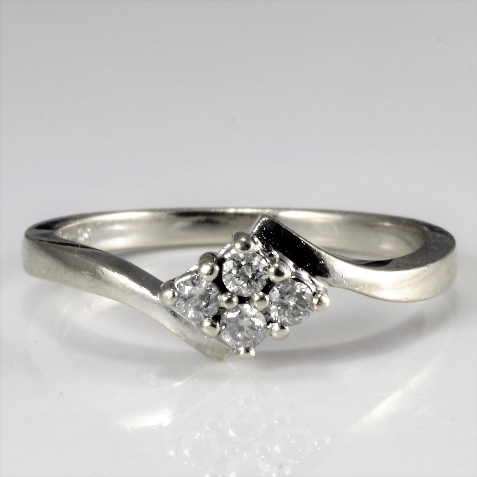 Bypass Cluster Diamond Promise Ring | 0.12 ctw, SZ 6.5 |