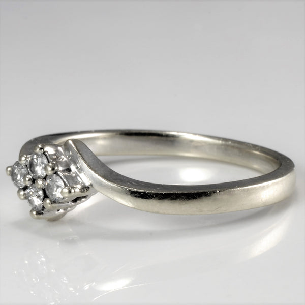 Bypass Cluster Diamond Promise Ring | 0.12 ctw, SZ 6.5 |