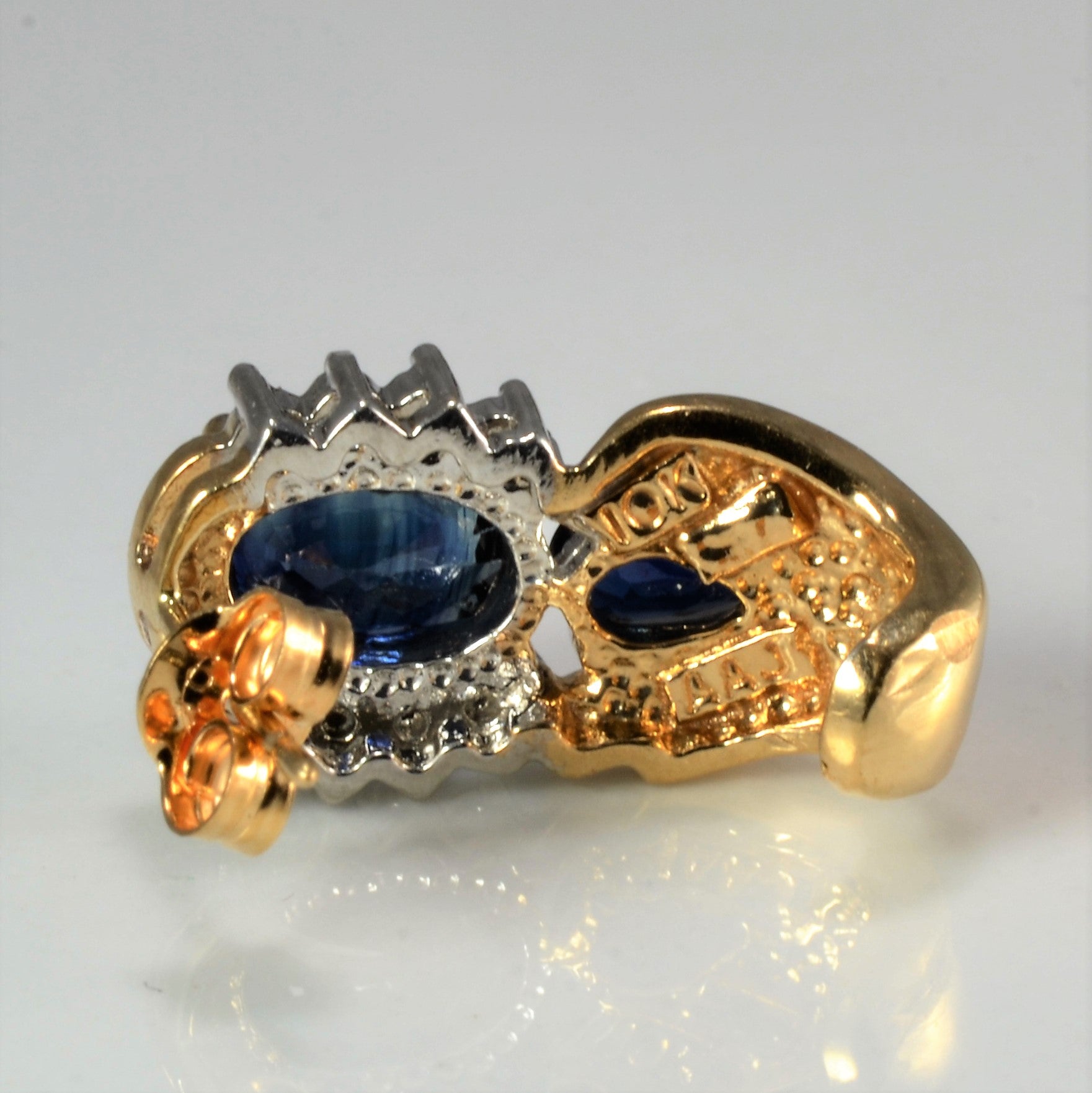 Sapphire & Diamond Ladies Earrings | 0.16 ctw |