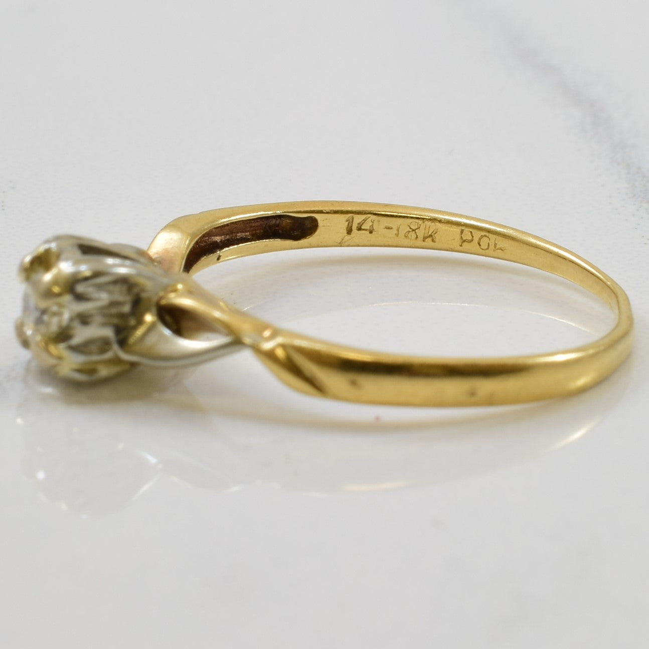 Retro Diamond Ring | 0.08ct | SZ 4.75 |