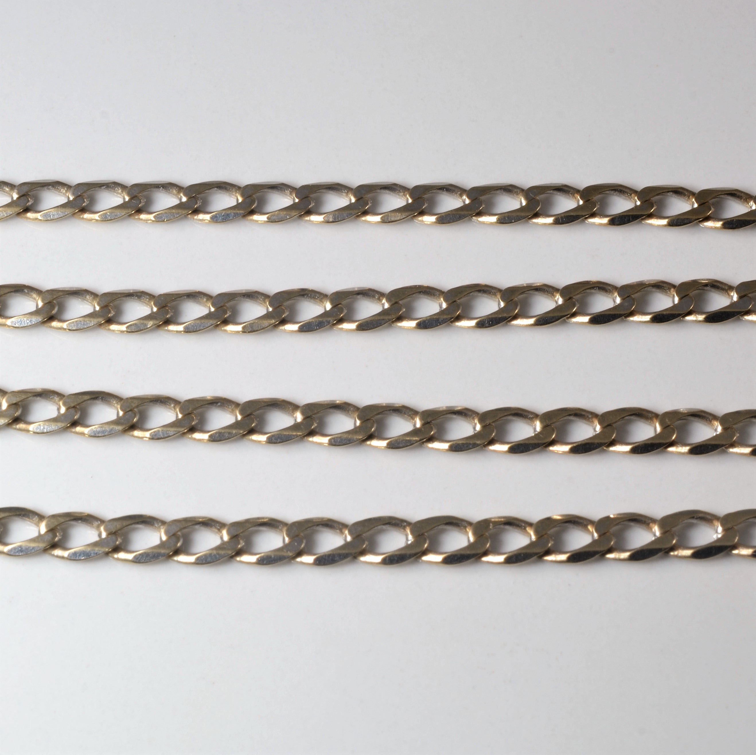 14k White Gold Curb Chain | 22" |