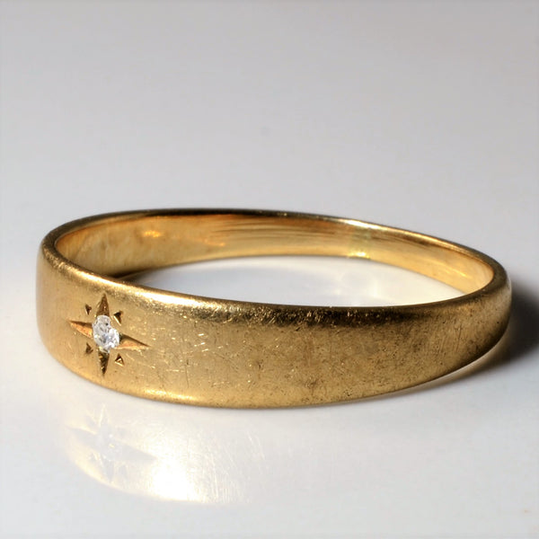 Starburst Diamond Ring | 0.02ct | SZ 10 |
