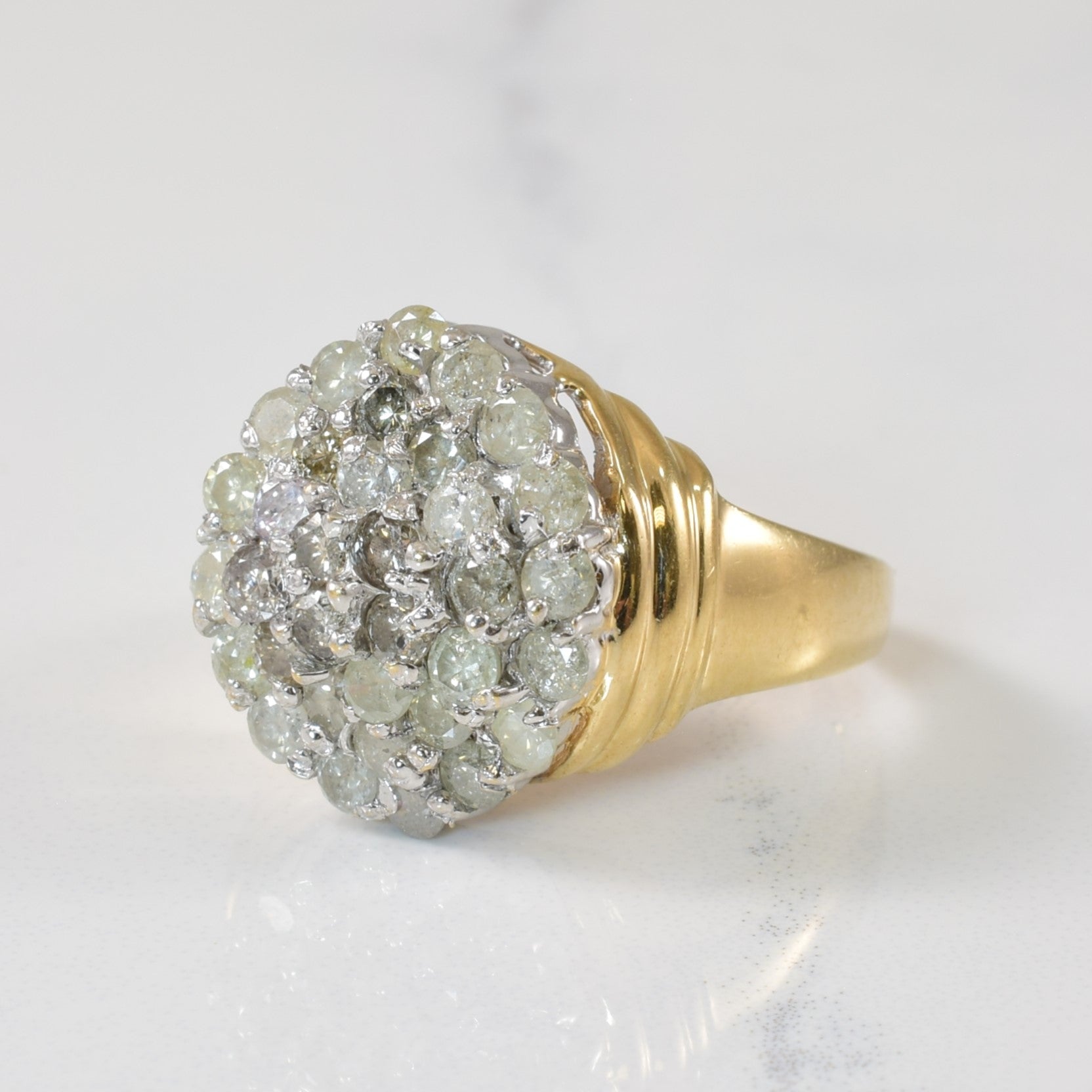 Cluster Diamond Ring | 1.70ctw | SZ 6.75 |