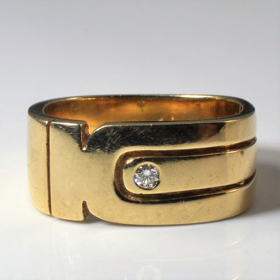 Diamond Initial 'K' Ring | 0.06ct | SZ 10 |
