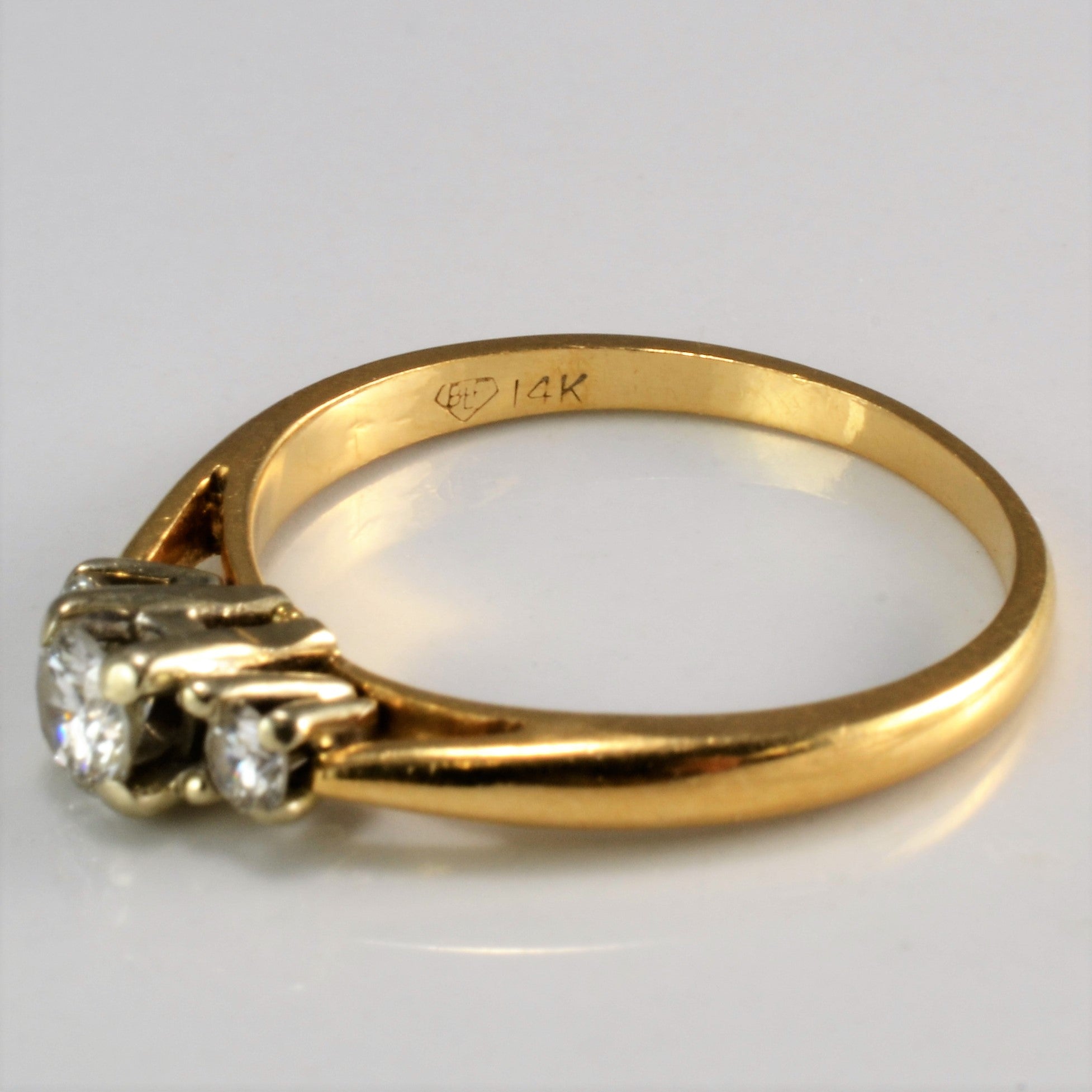 Three Stone Diamond Ring | 0.30 ctw, SZ 7.5 |