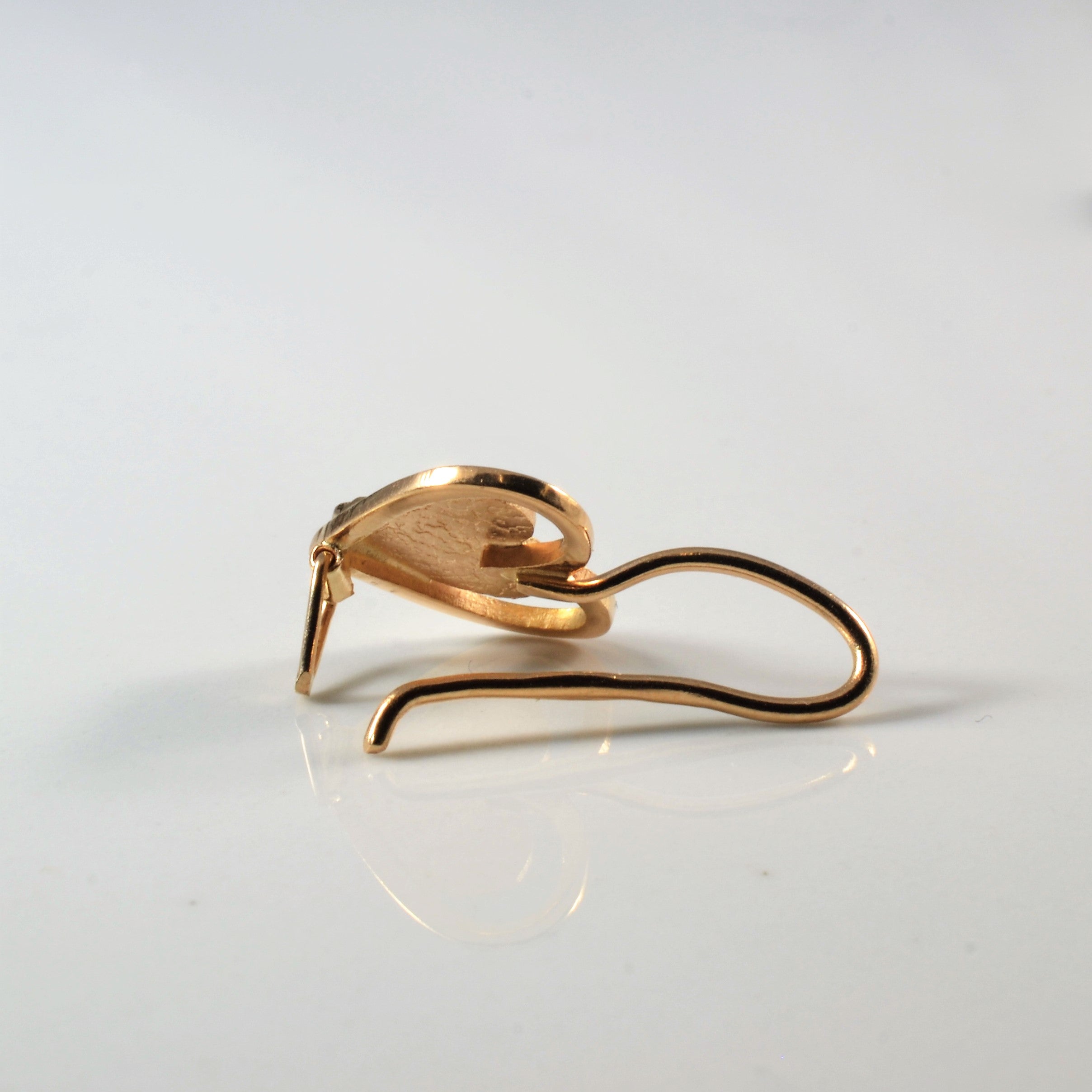 Gold Heart Earrings |