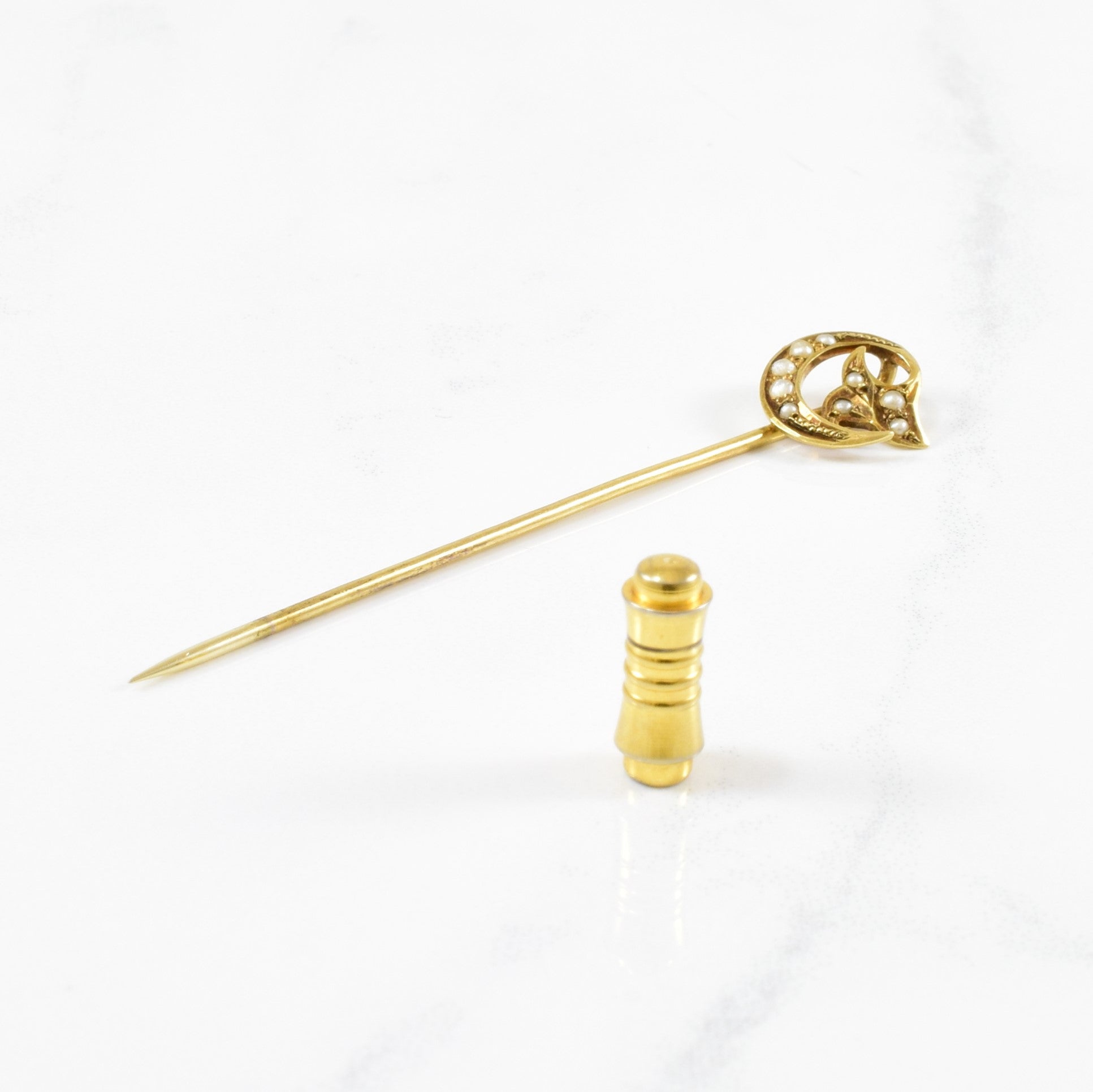 Victorian Seed Pearl Stick Pin