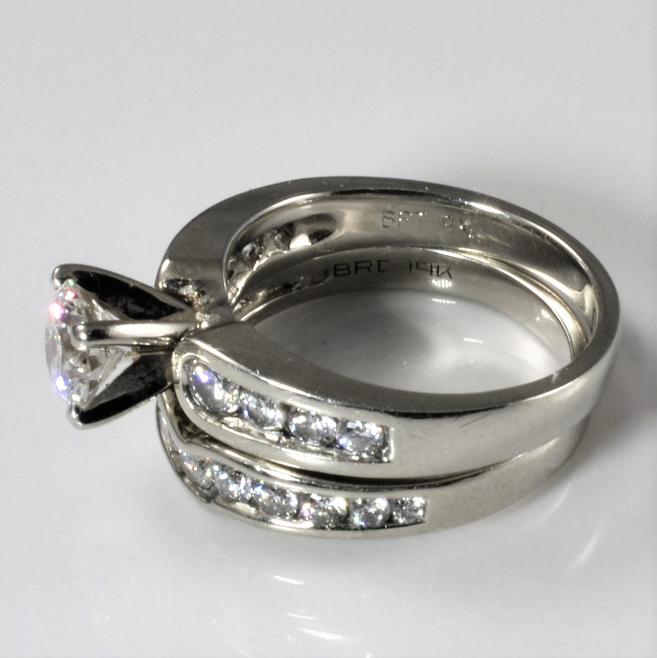 'Spence Diamonds' Classic Diamond Wedding Set | 1.54ctw | SZ 5.5 |