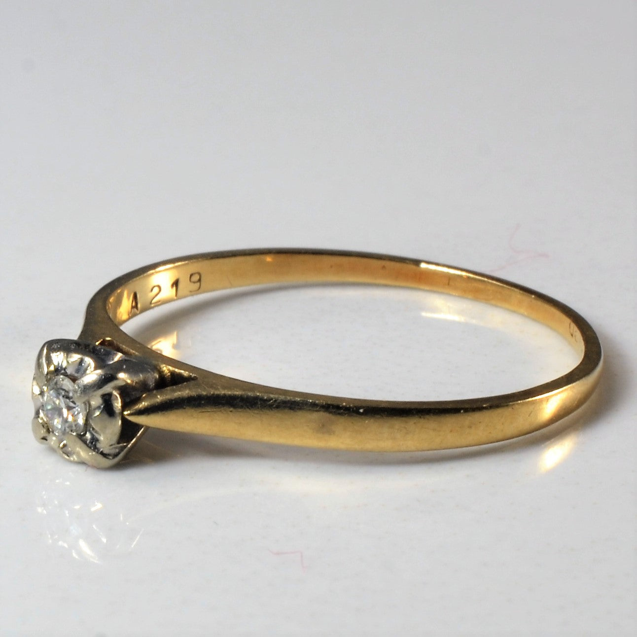 Solitaire Diamond Ring | 0.05ct | SZ 6.5 |