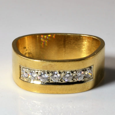 Diamond Wide Band | 0.30ctw | SZ 6.5 |