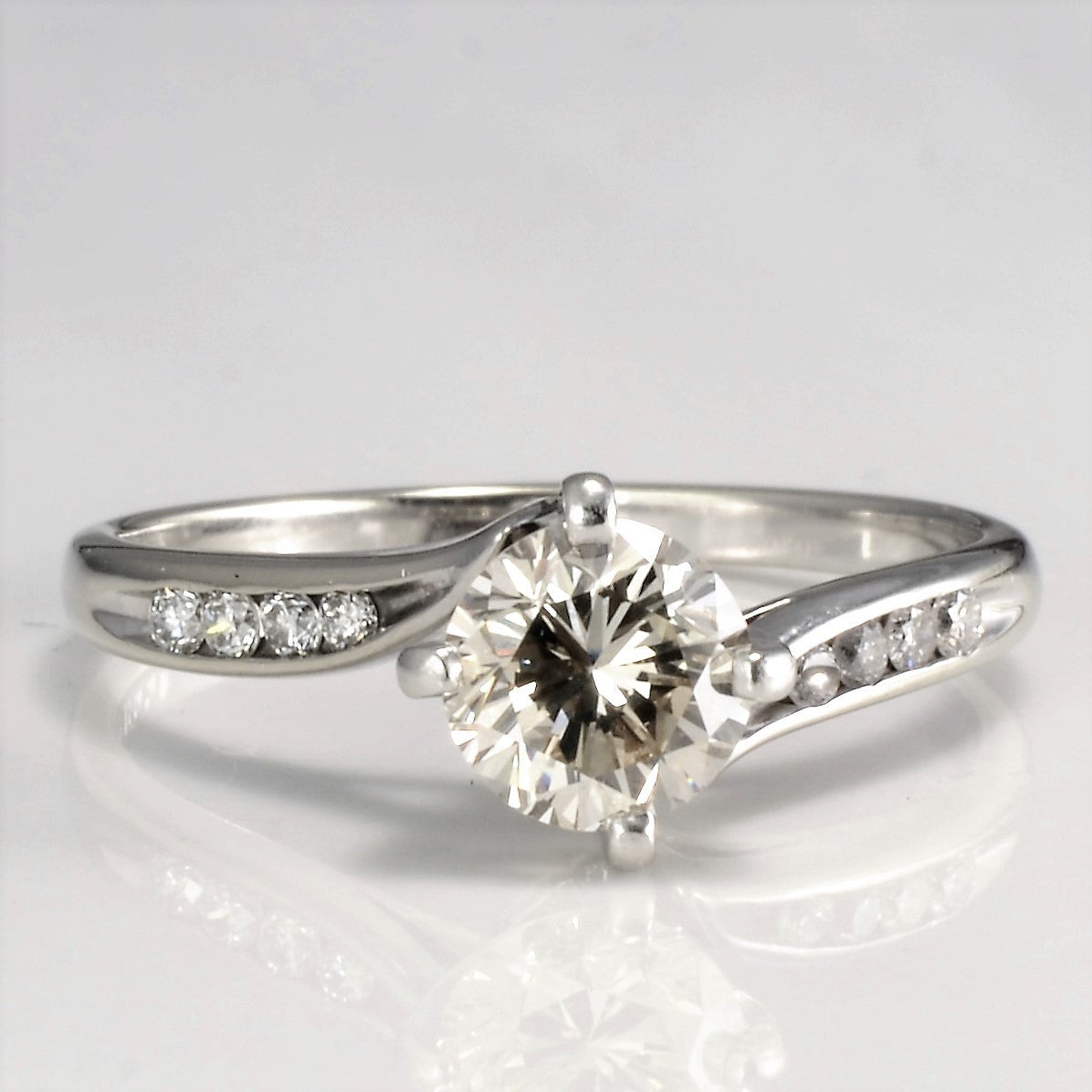 Bypass Diamond Engagement Ring | 0.81 ctw, SZ 7 |