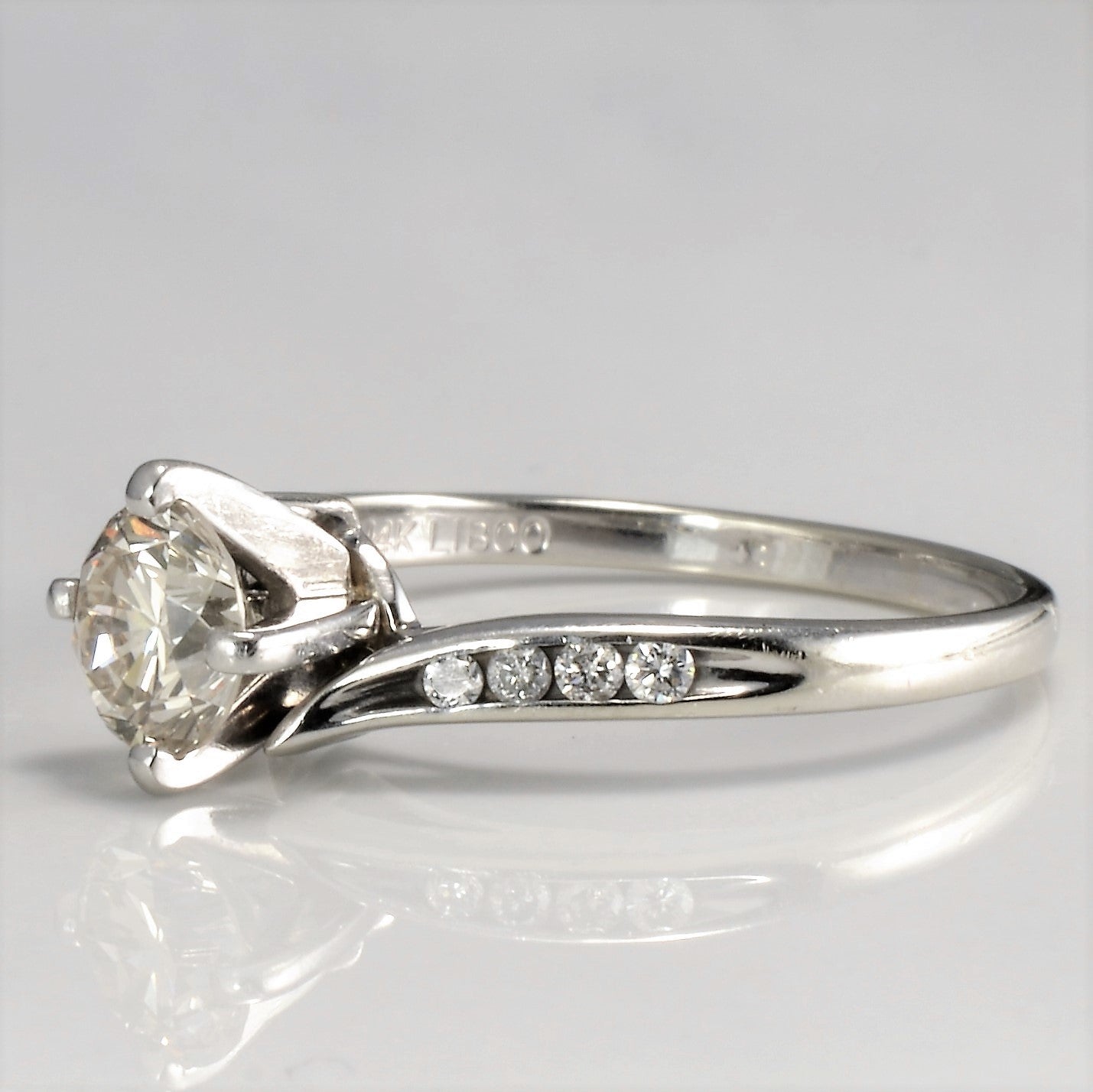 Bypass Diamond Engagement Ring | 0.81 ctw, SZ 7 |