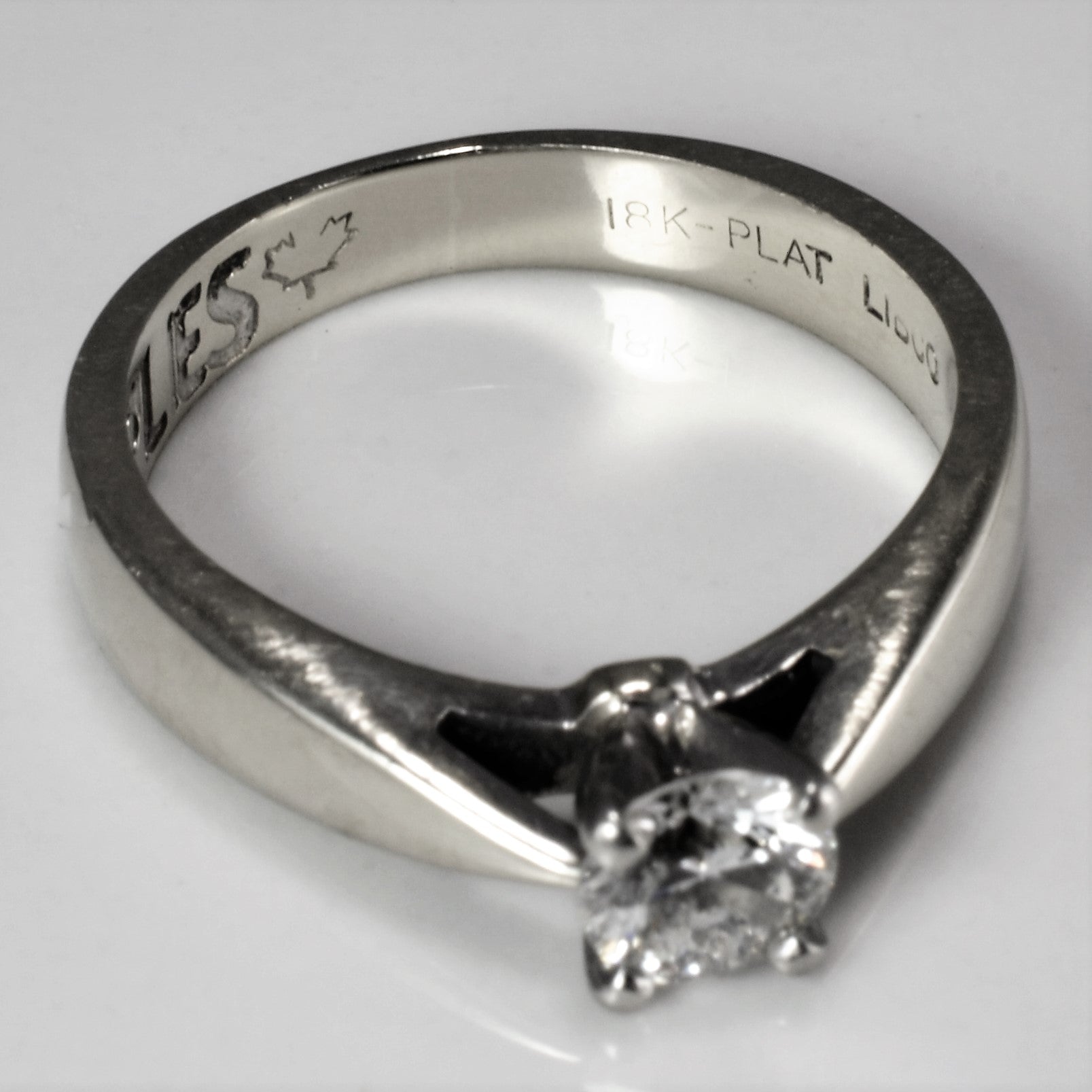 Solitaire Diamond Engagement Ring | 0.50 ct, SZ 6 |