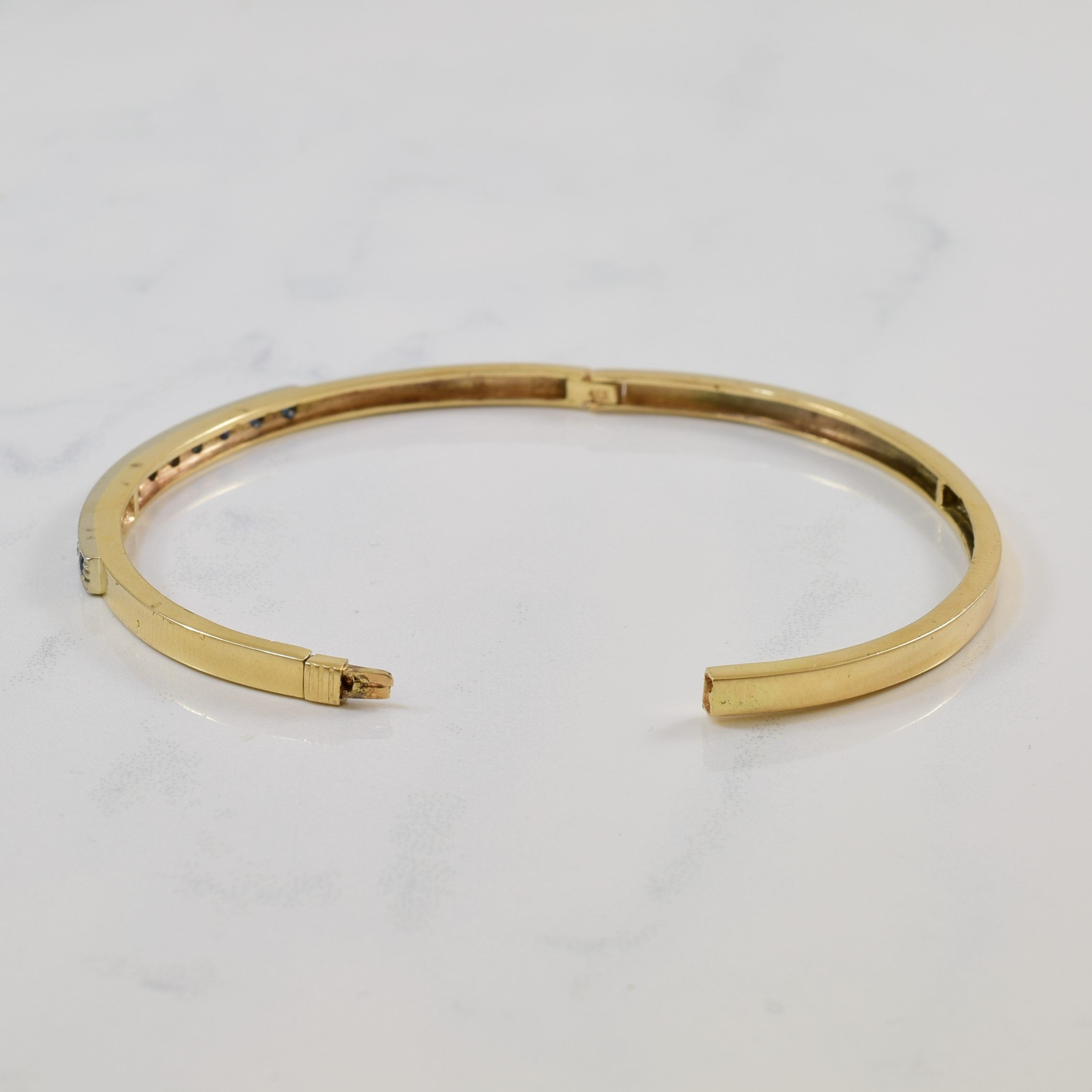 Blue Sapphire Bangle | 0.50ctw | 7" |