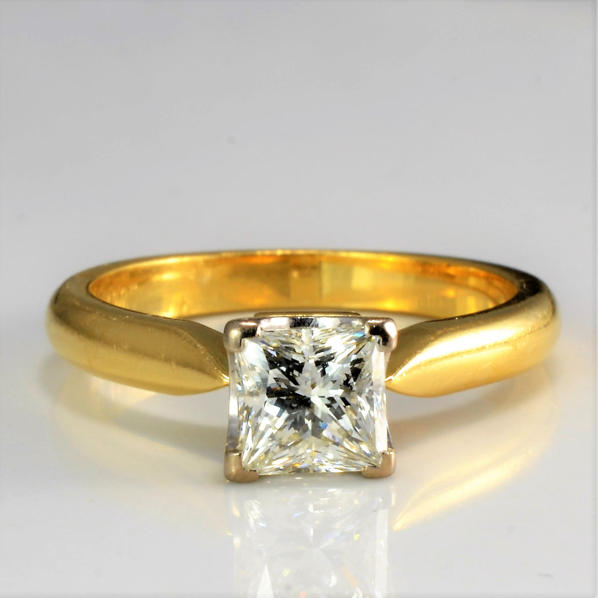 High Set Solitaire Diamond Engagement Ring | 1.00 ct, SZ 7