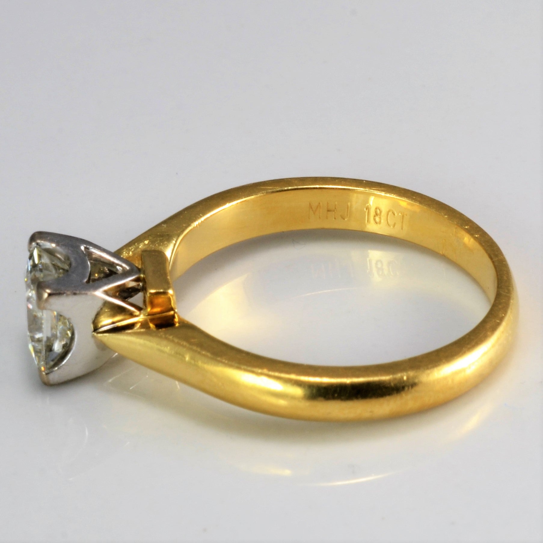High Set Solitaire Diamond Engagement Ring | 1.00 ct, SZ 7 |