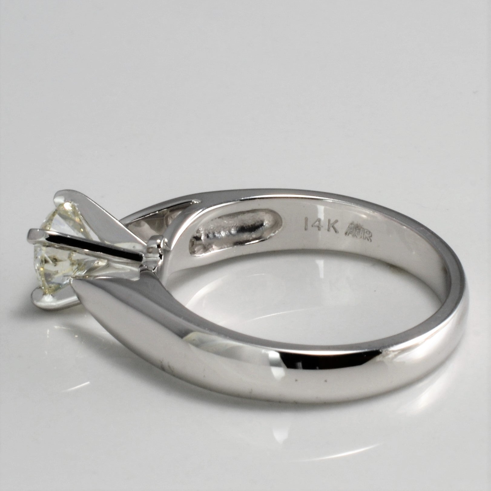 Tapered Solitaire Diamond Ring | 0.77 ct, SZ 6.25 |