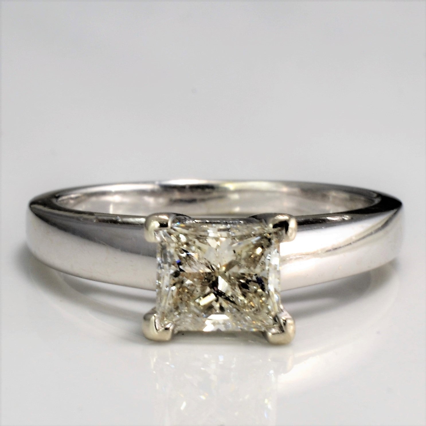 Solitaire Princess Diamond Engagement Ring | 1.02 ct, SZ 6 |