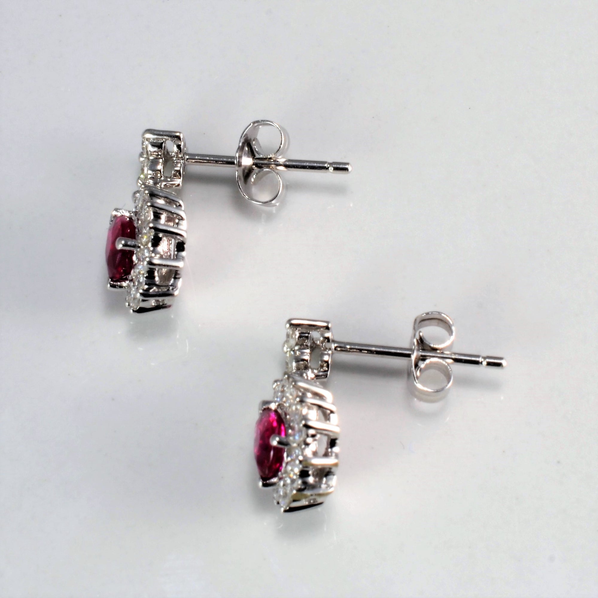 Ruby & Diamond Earrings | 0.42 ctw |