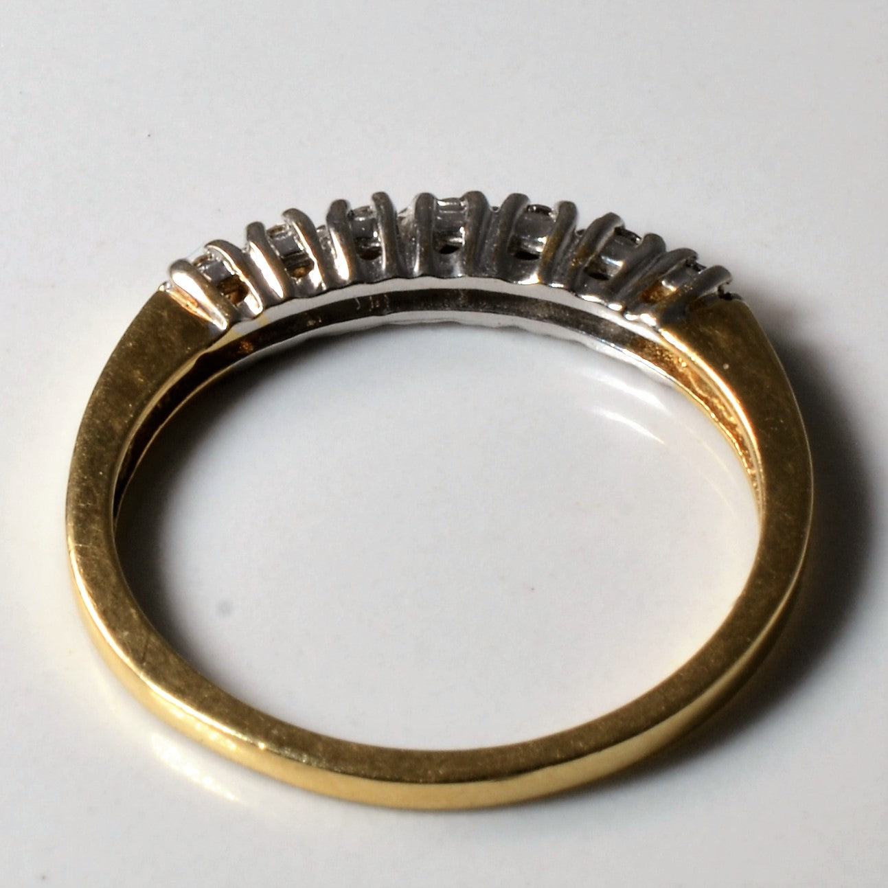 Pave Set Diamond Ring | 0.11ctw | SZ 6.75 |