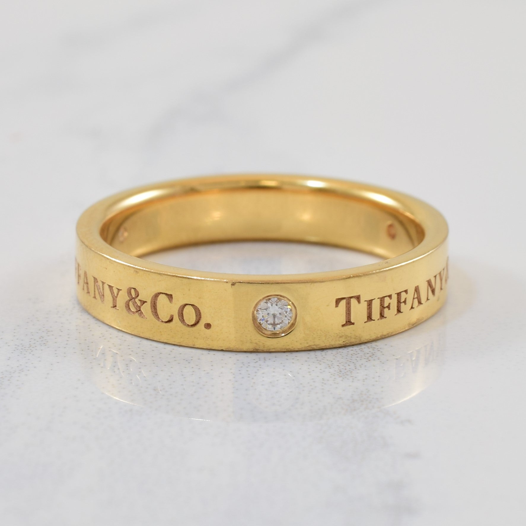 Tiffany & Co.' Band Ring | 0.07 ctw | SZ 7.5