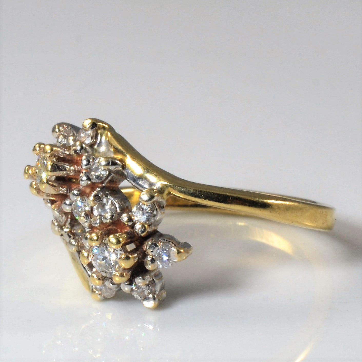 Bypass Cluster Diamond Ring | 0.40ctw | SZ 6.75 |