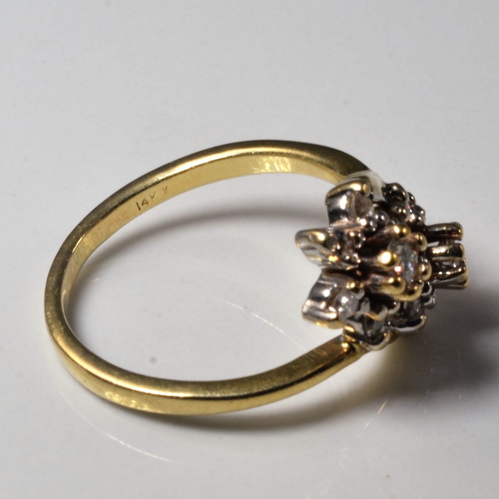Bypass Cluster Diamond Ring | 0.40ctw | SZ 6.75 |