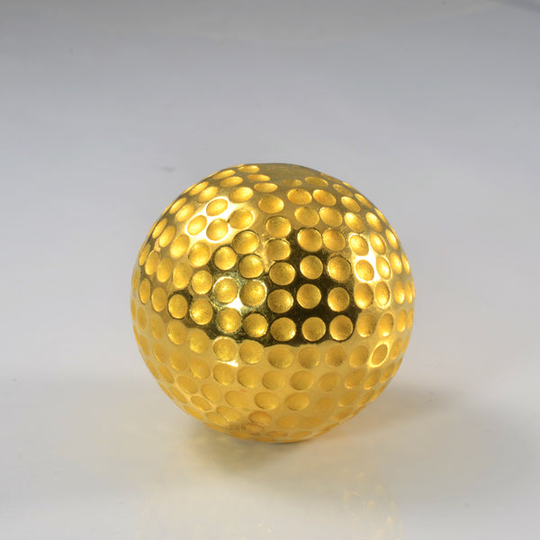 24k Yellow Gold Golf Ball |